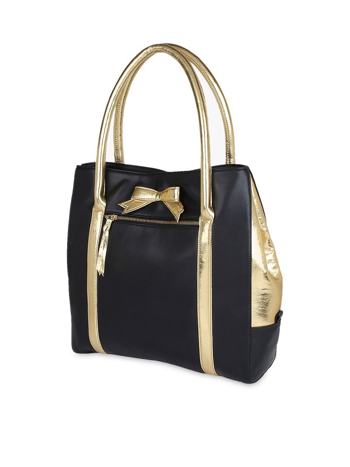 Buy Black & Golden Handbags for Women by Berrypeckers Online