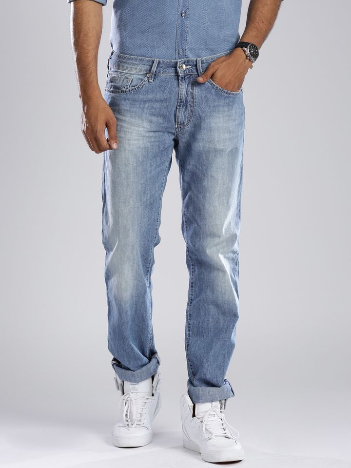 Buy GAS Blue Morris Straight Fit Jeans 