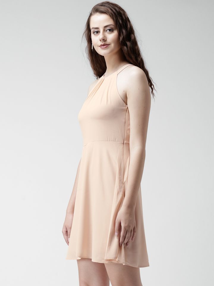 New look deals peach dress