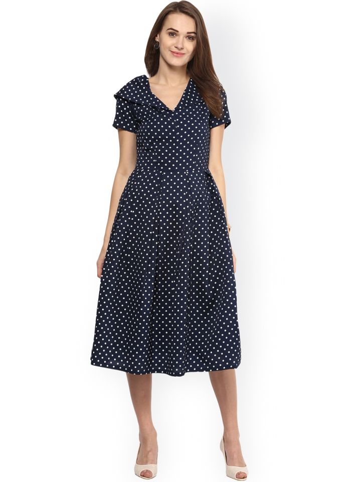 Myntra polka sales dot dress