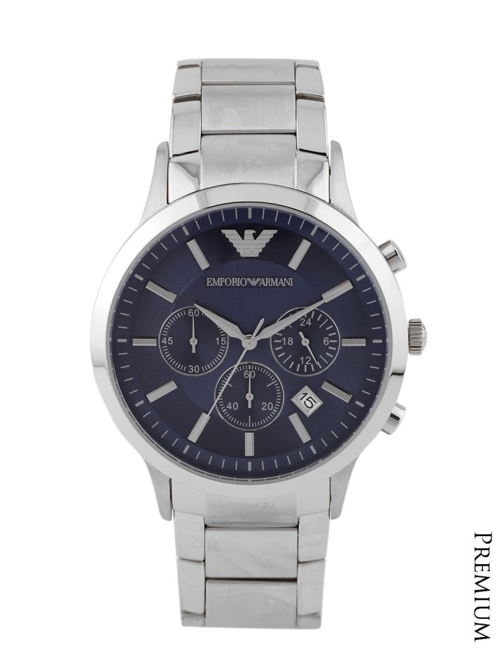 Emporio armani watch men's stainless hotsell steel bracelet ar2448