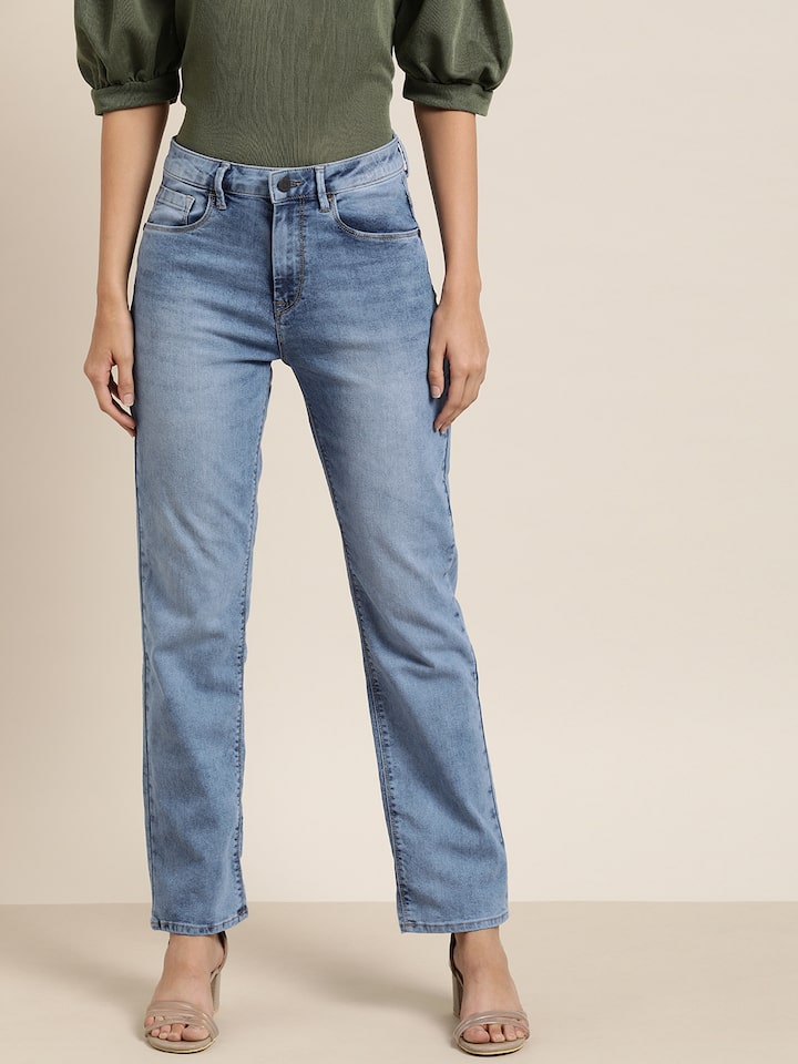 Experience more than 130 straight jeans women best