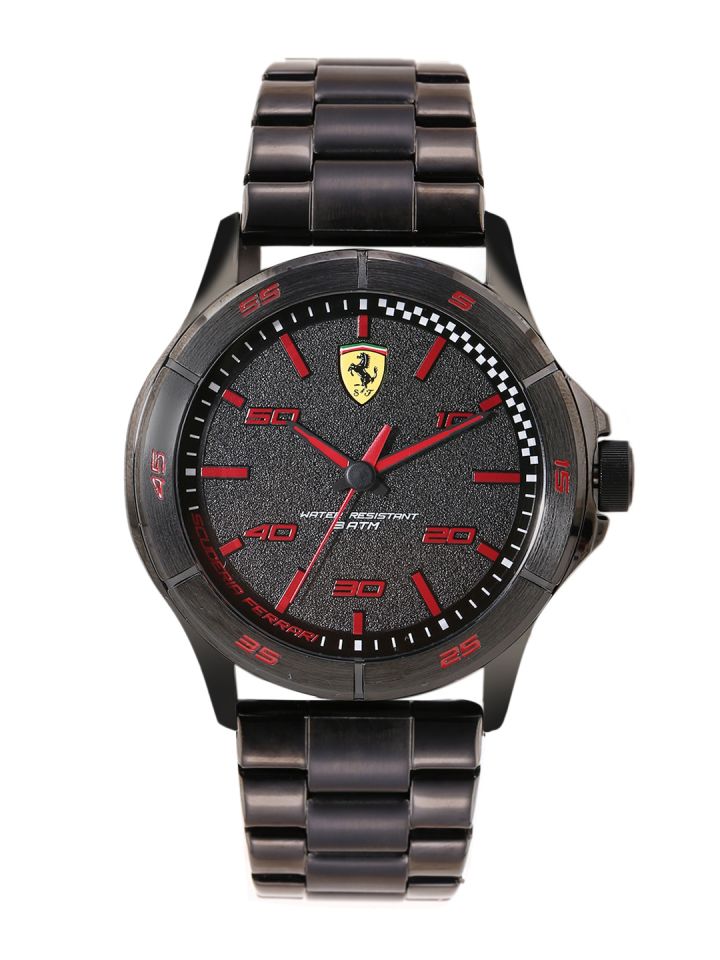Buy SCUDERIA FERRARI Men Black Analogue Watch 0830815 Watches