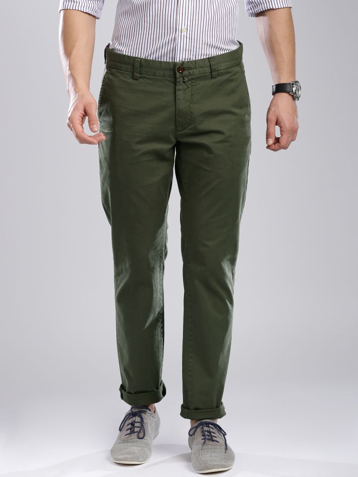 Buy Olive green Trousers  Pants for Men by JOHN PLAYERS Online  Ajiocom