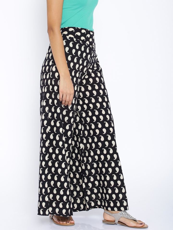 Printed palazzo pants myntra Clearance