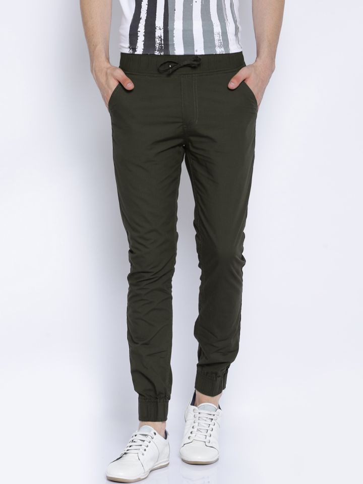 Dark green joggers hotsell mens