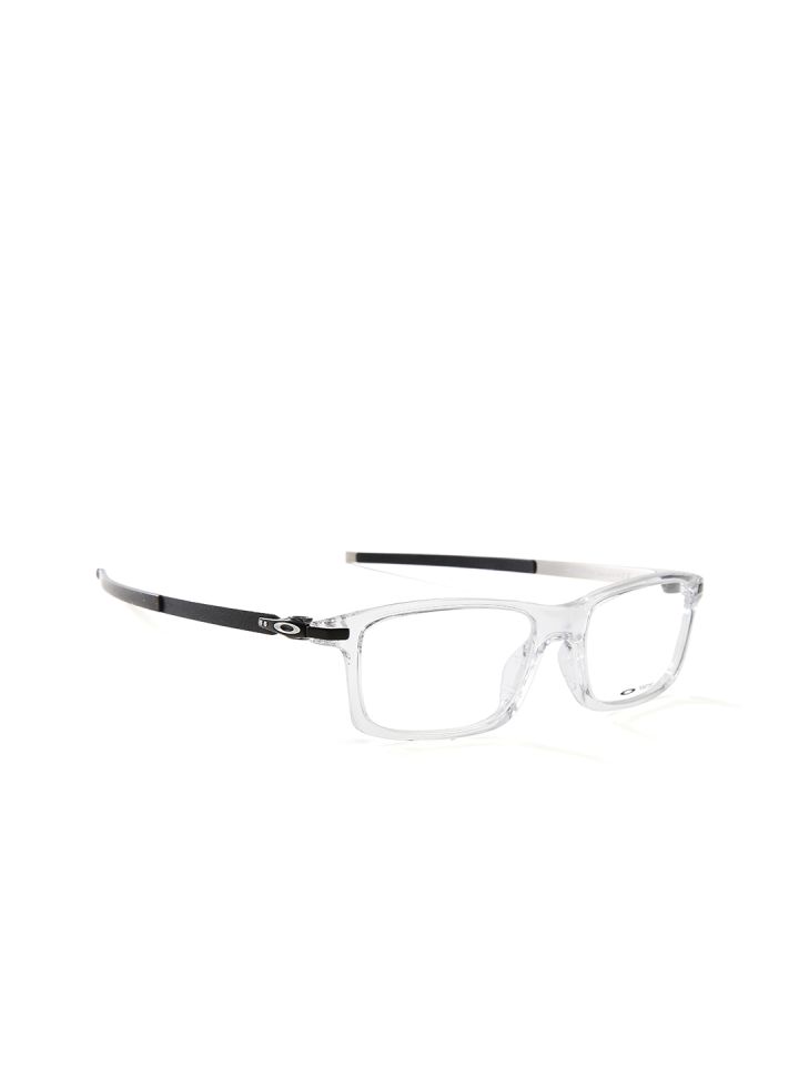 OAKLEY Men Transparent Black Rectangular Frames 0OX805080500253