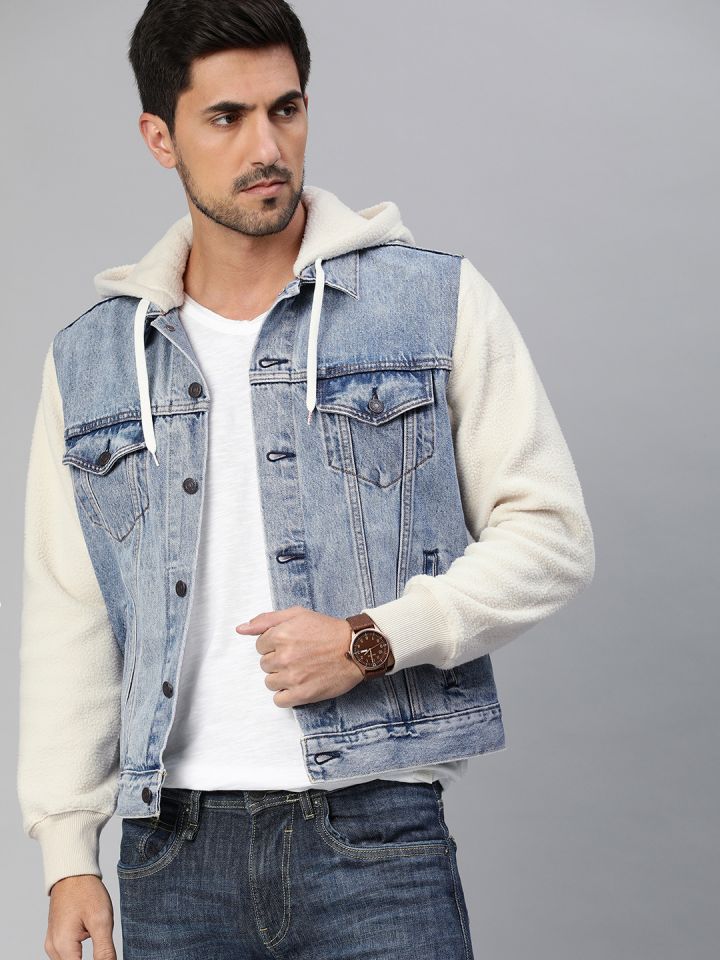 Levis denim 2025 waistcoat mens