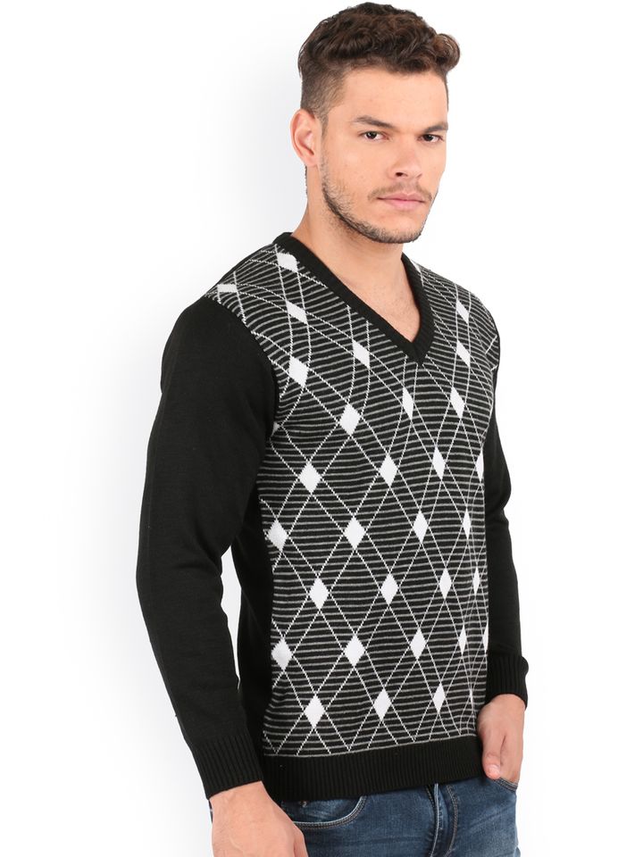 Buy Oxemberg Black \u0026 White Slim Fit 