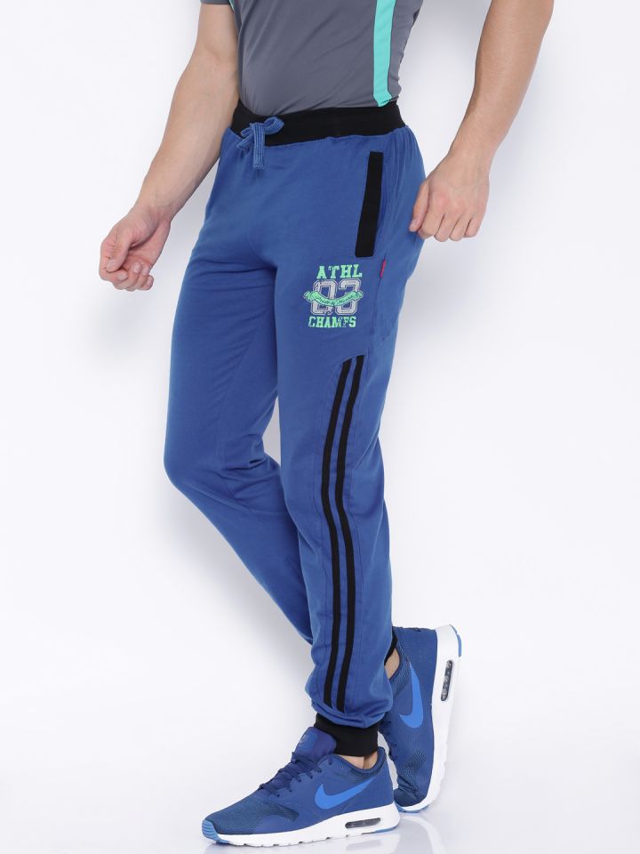 Crusoe Blue Track Pants