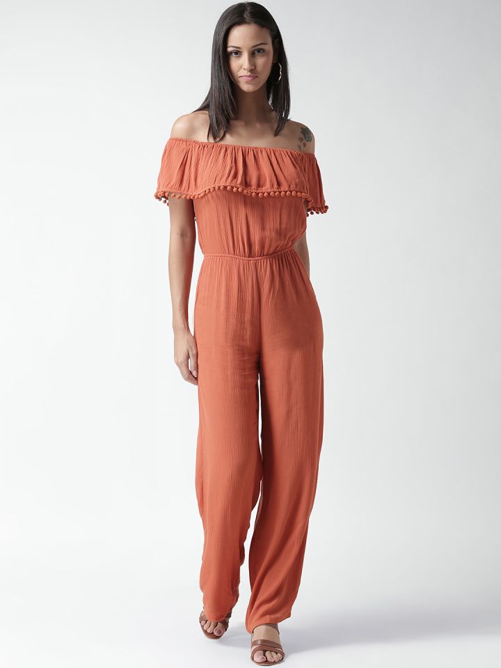 Off the shoulder shop jumpsuit forever 21