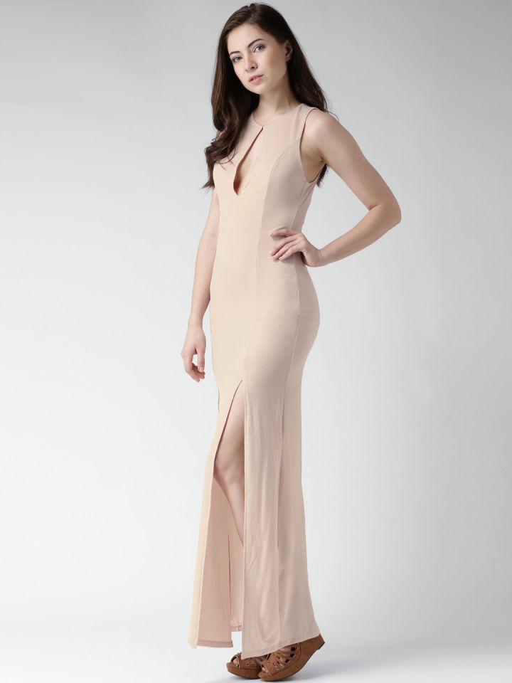 Maxi dress with slits on both sides store