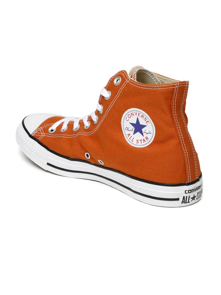 Orange converse clearance trainers