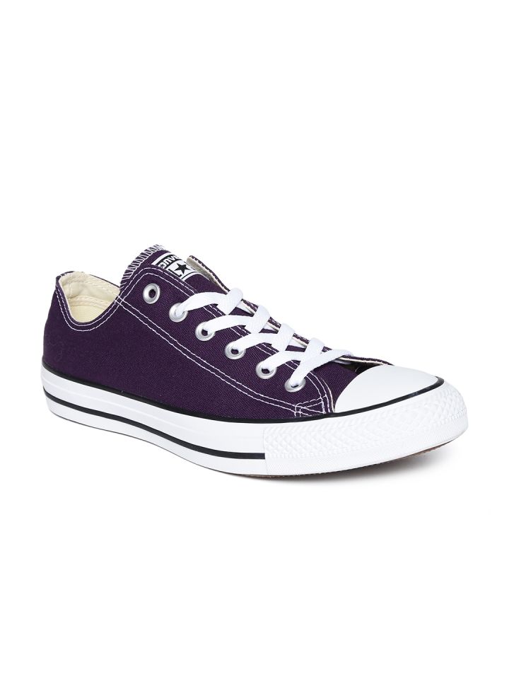 Converse Unisex Purple Canvas Shoes