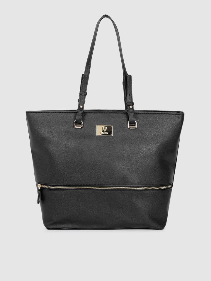 Allen solly black solid shoulder on sale bag