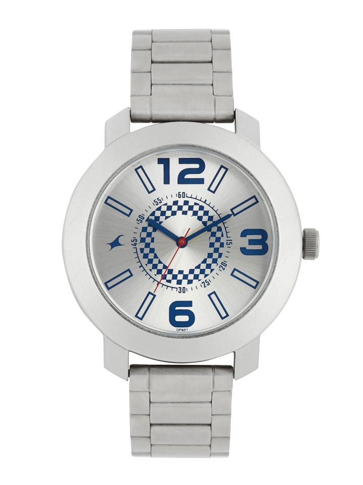 Buy Fastrack Men Silver Toned Dial Watch 3120SM03 Watches for