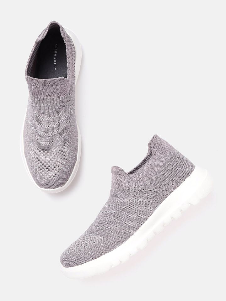 Buy Allen Solly Women Knitted Slip On Sneakers Casual Shoes for