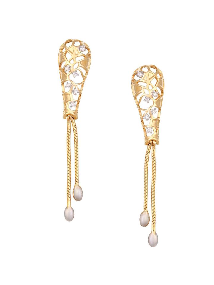 Tanishq 14 discount carat gold earrings