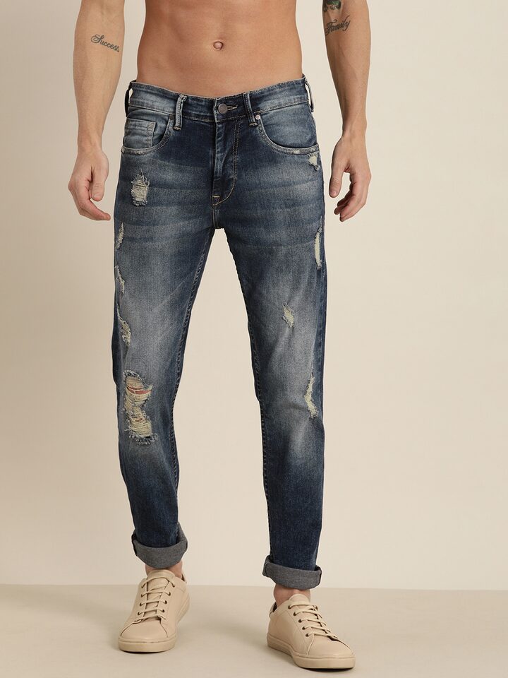 Distressed Jeans - Shop Ripped & Scratch Jeans for Men at Mufti-saigonsouth.com.vn