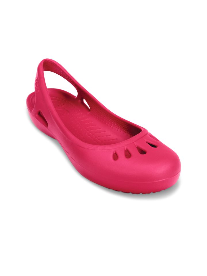 Buy Crocs Malindi Women Pink Clogs Flip Flops for Women 1350707