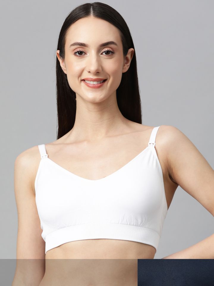 Buy Marks & Spencer Pack Of 2 Seamless Full Cup Nursing Bras In Multiple  Colors