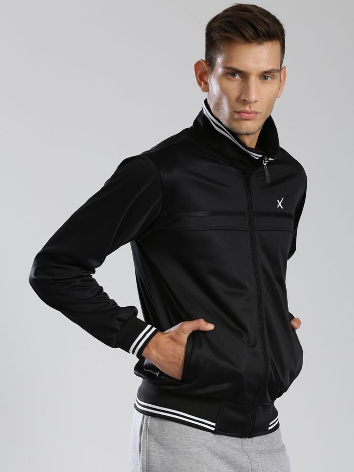 Buy HRX By Hrithik Roshan Black Track Jacket Jackets for Men