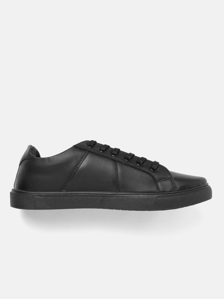 Buy The Roadster Lifestyle Co Men Black Solid Sneakers Casual