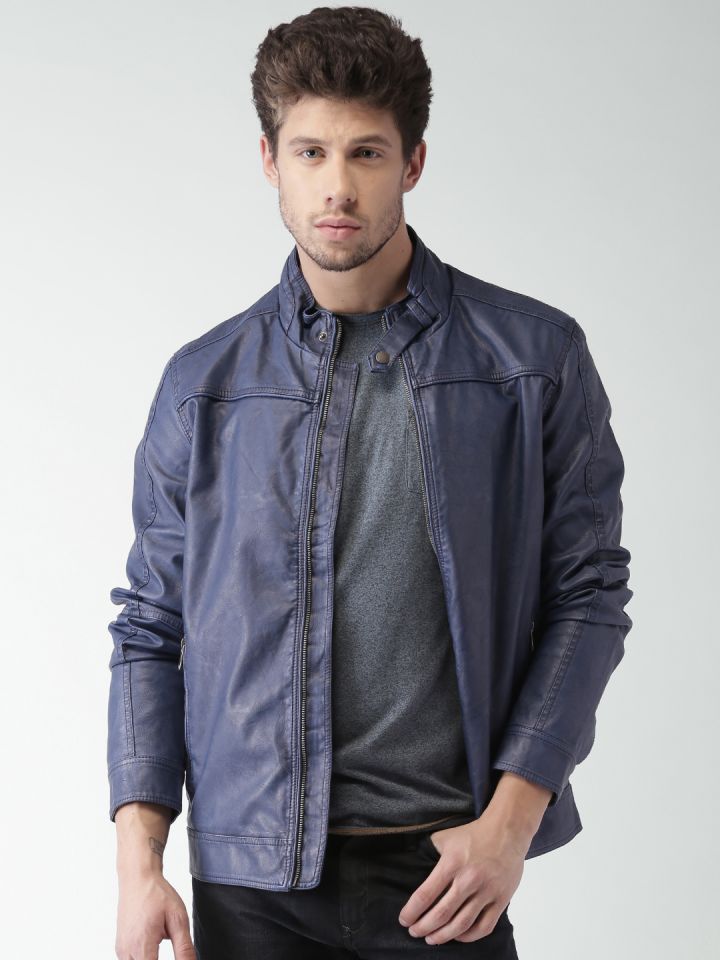 Blue harbour leather jacket online