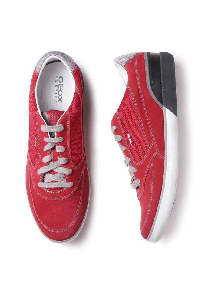 Geox store red shoes