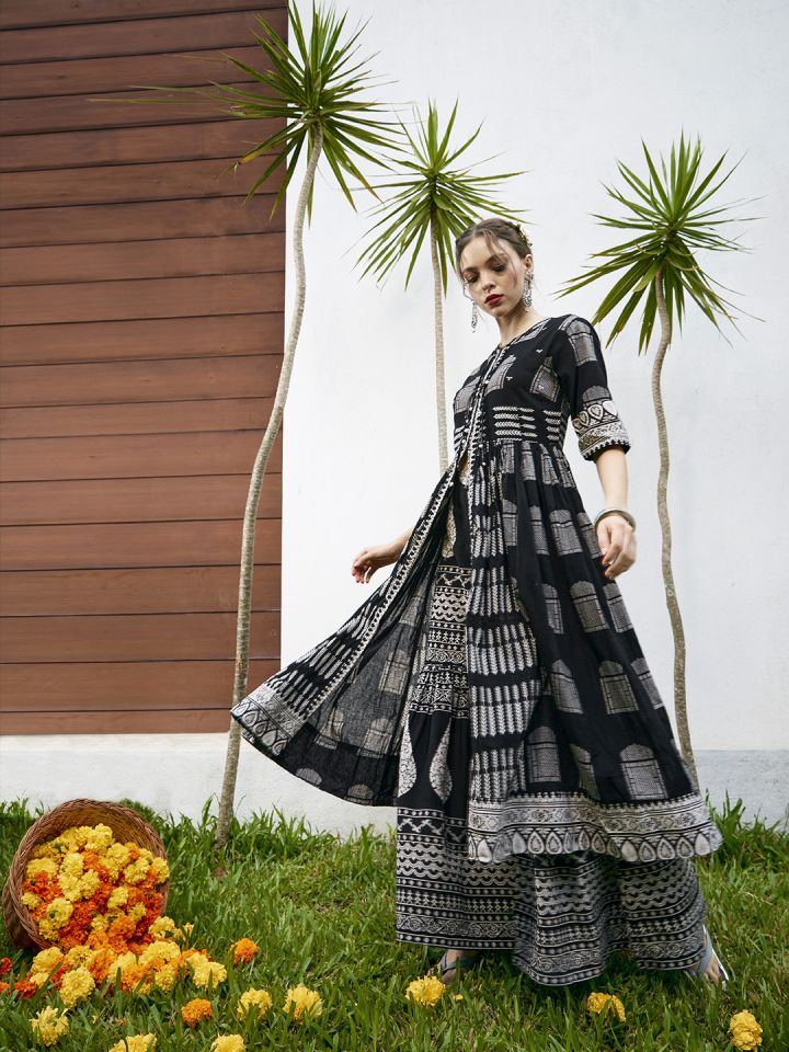 Sangria discount black kurta