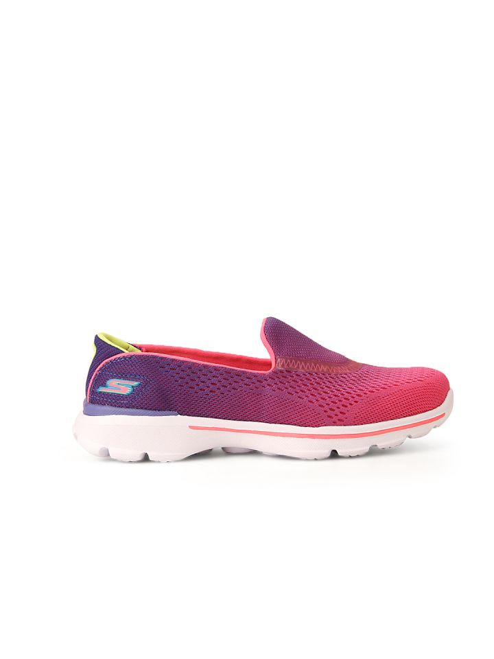 Skechers go walk 3 purple discount