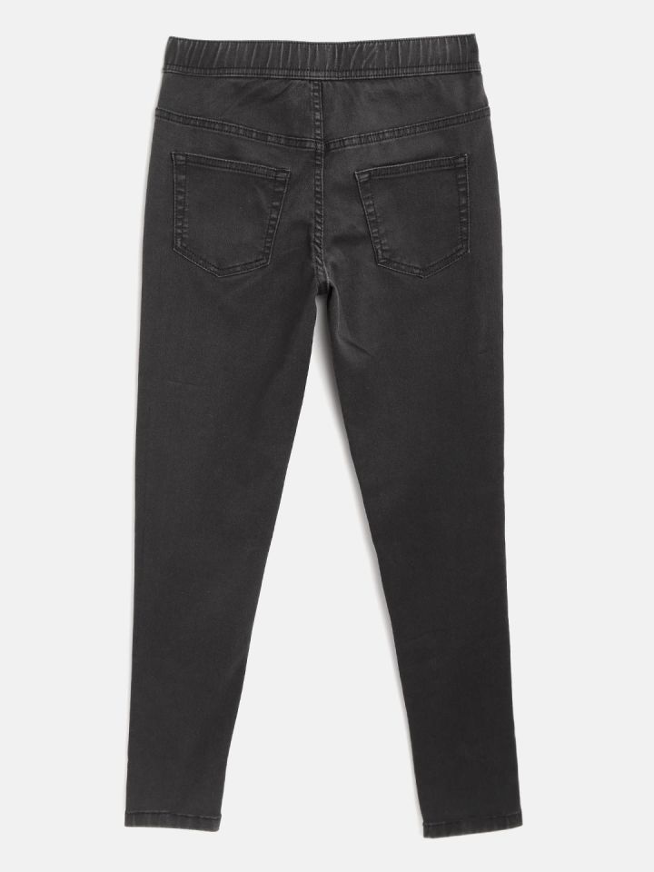 Girls grey jeggings online