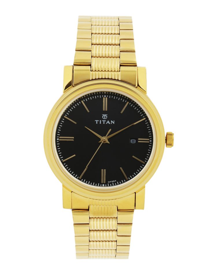 Buy Titan Men Black Dial Watch 1712YM04 Watches for Men