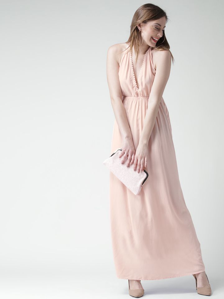 Forever 21 peach dress discount