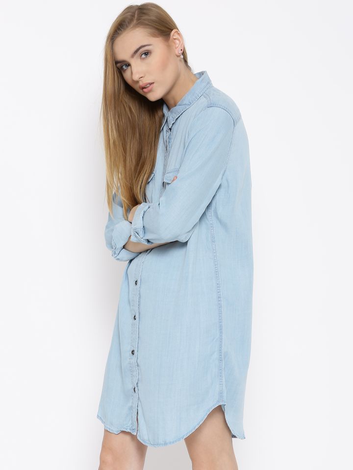 Chambray dress best sale forever 21