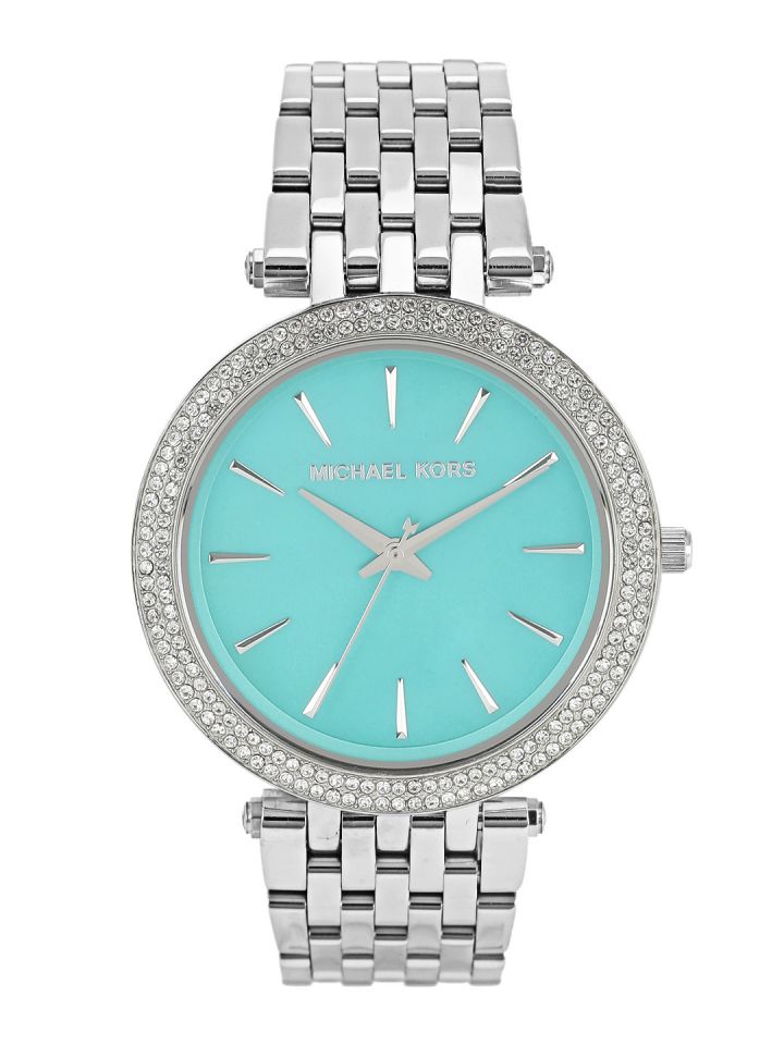 Turquoise michael deals kors watch
