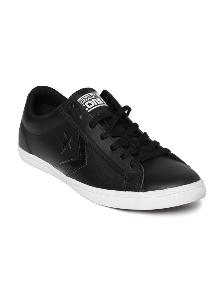 Converse star player black leather new arrivals