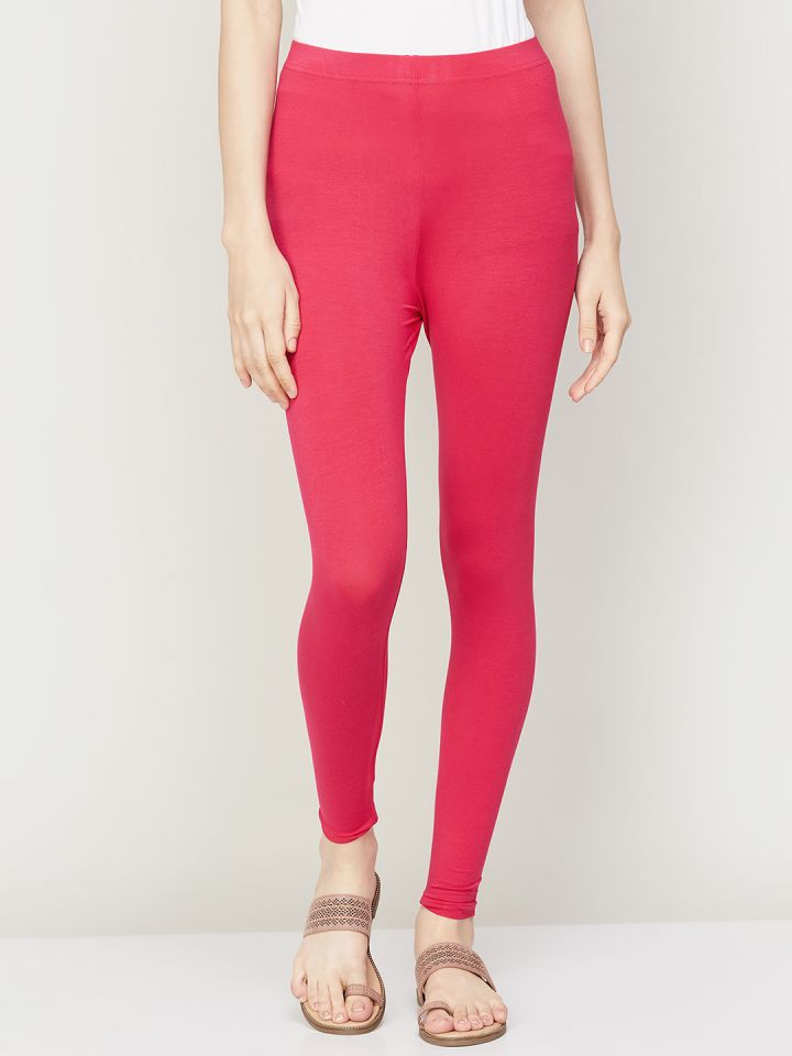 MELANGE Women Solid Leggings, Lifestyle Stores