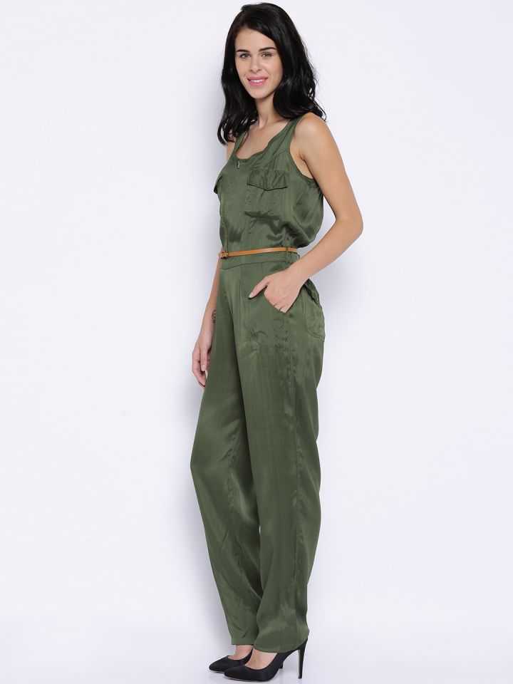 ONLY Olive Green Jumpsuit