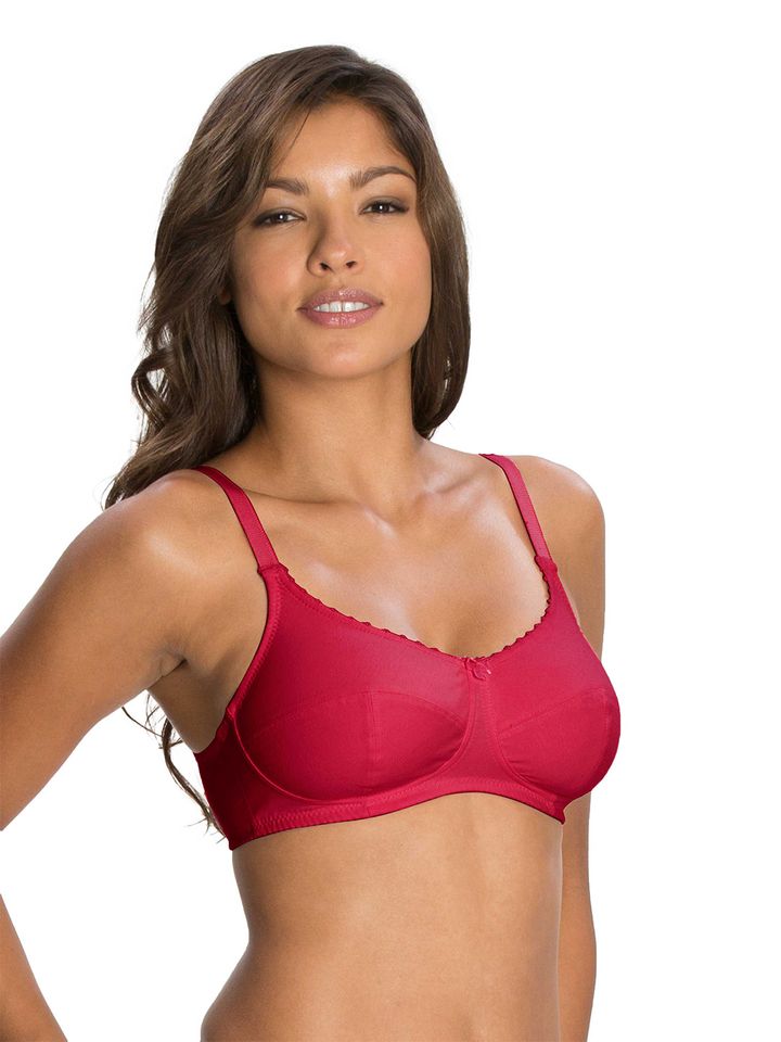 Buy Jockey Essence Red Full Coverage Slim Fit Bra 1615 Bra For Women 1376771 Myntra