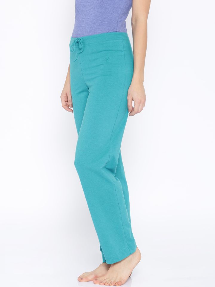 Buy Jockey Women Blue Slim Fit Lounge Pants 1301 0105 Lounge