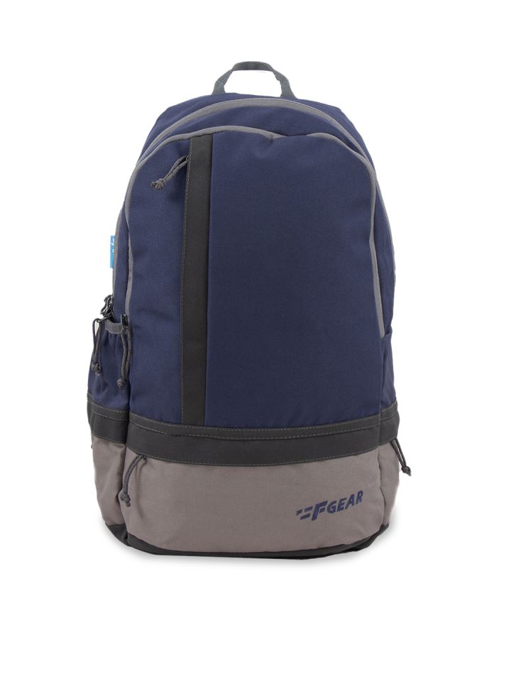 Buy F Gear Unisex Navy Grey Burner Backpack Backpacks for