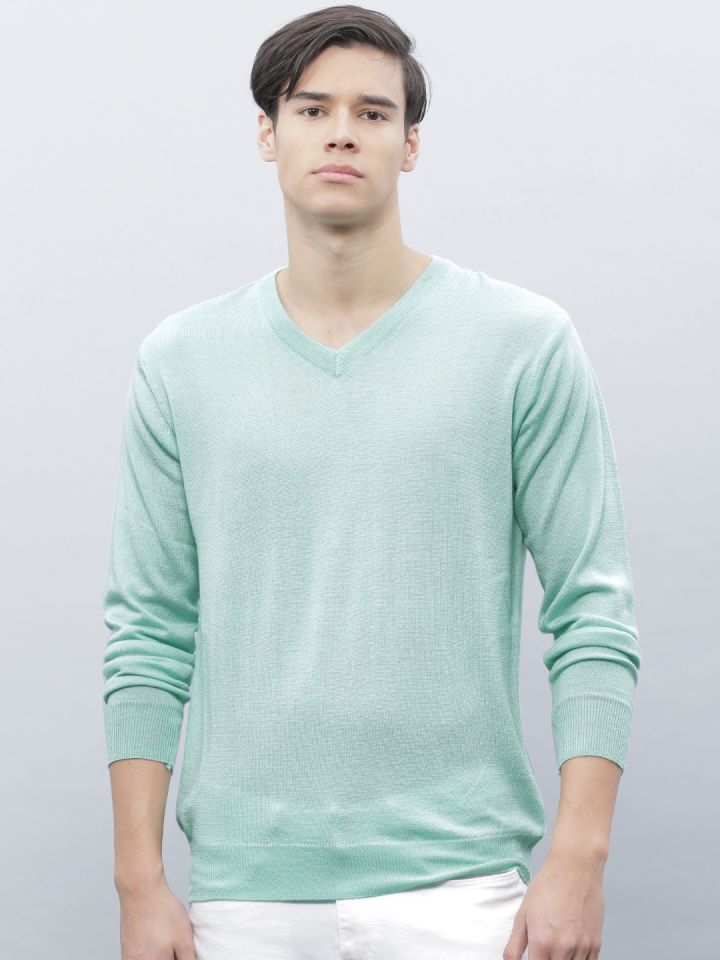 Mint green sale sweater mens