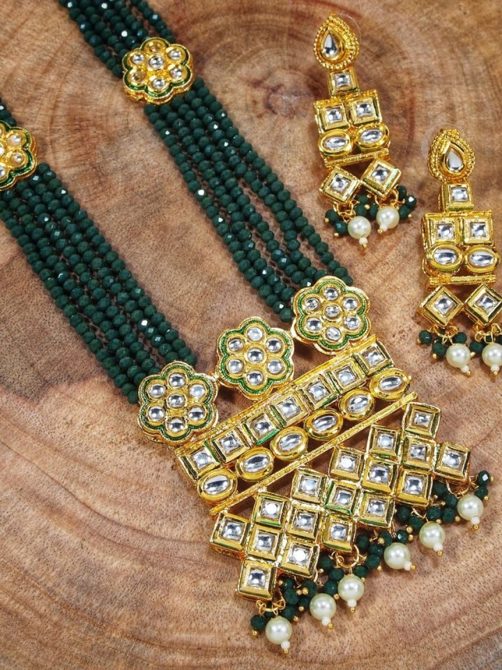 Latest kundan jewellery top