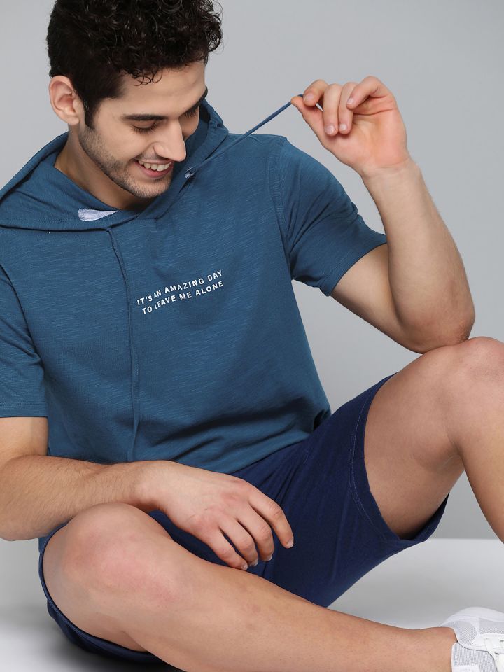 Hood t shirts myntra outlet