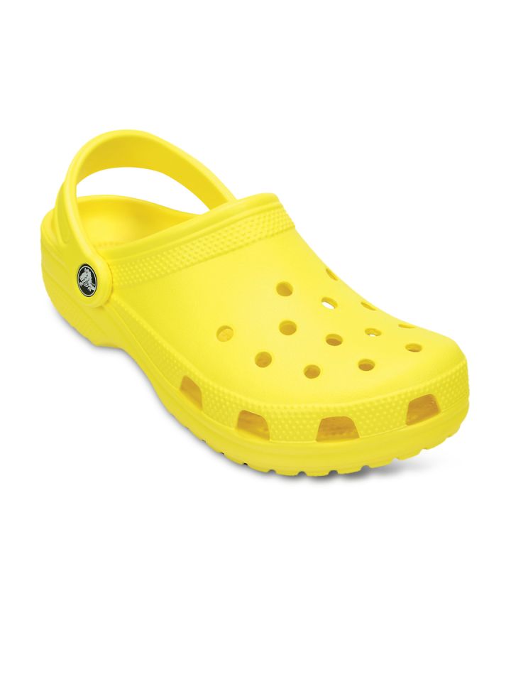 mens crocs yellow
