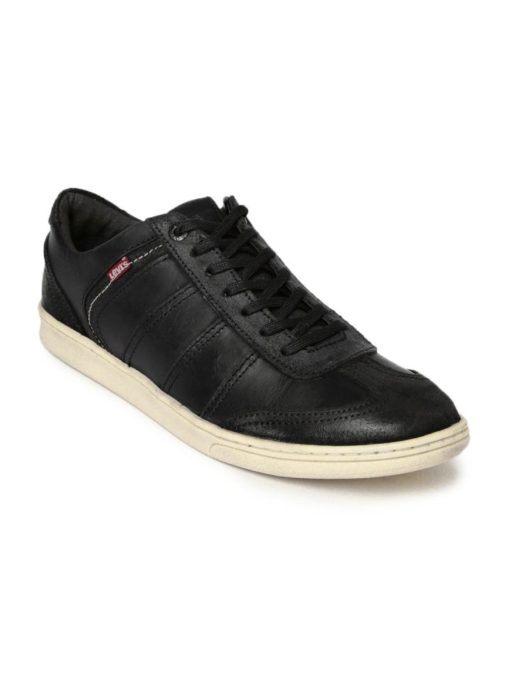 Buy Levi s Men Black Leather Casual Shoes Casual Shoes for Men