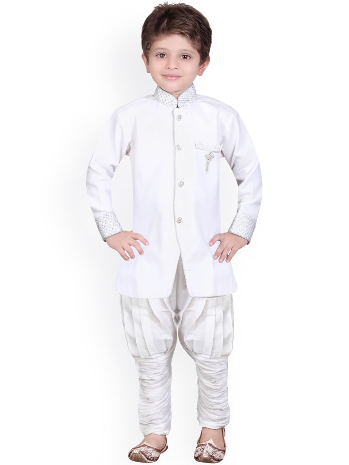 Buy Jeetethnics Boys White Silk Kurta Pyjama Kurta Sets For Boys 1384207 Myntra All white kurta and pyjama could select such type of kurta set. jeetethnics boys white silk kurta pyjama