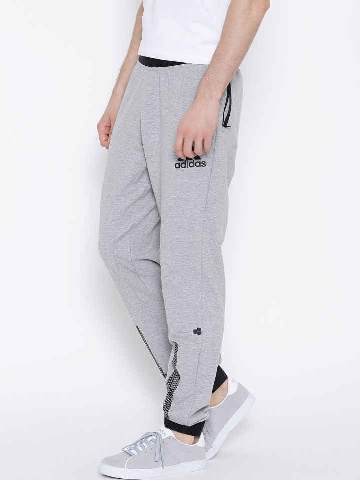 ADIDAS Grey Melange S3 Panelled Track Pants