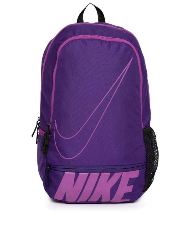 Purple hot sale nike backpack